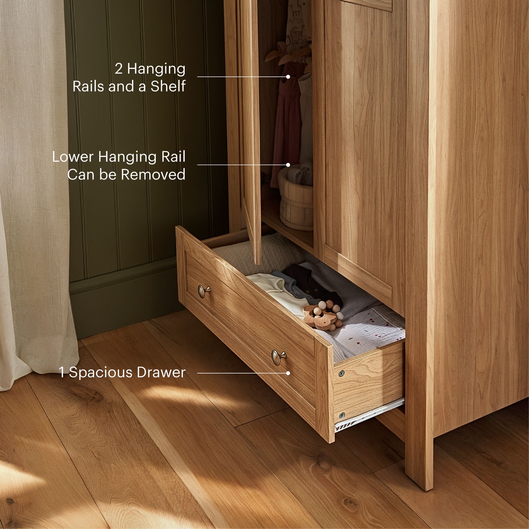 CuddleCo Burford Wardrobe