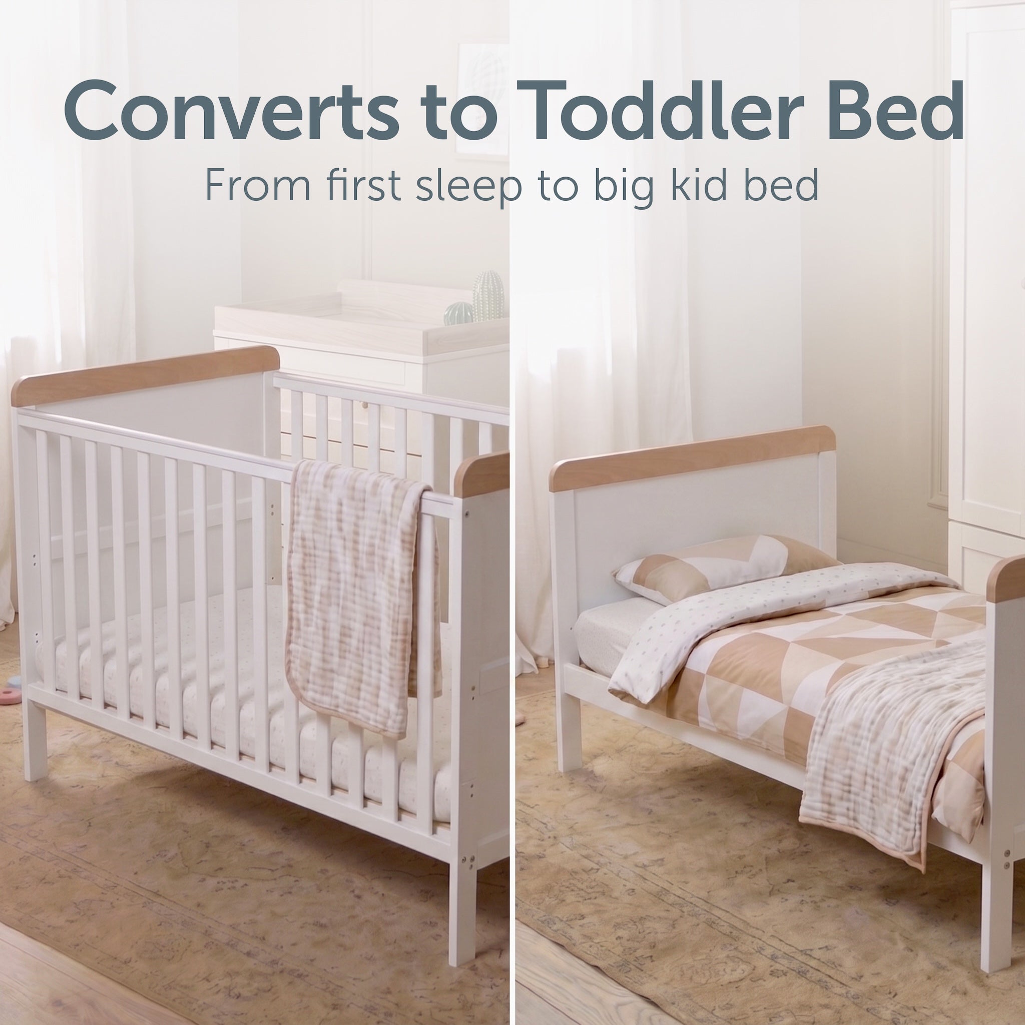 Baby Elegance Haddington Cot Bed with Changing Unit
