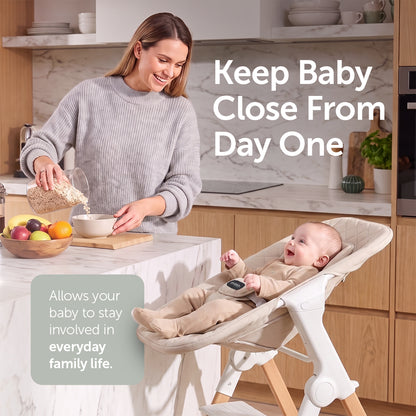 Baby Elegance Mash High Chair Bundle - White