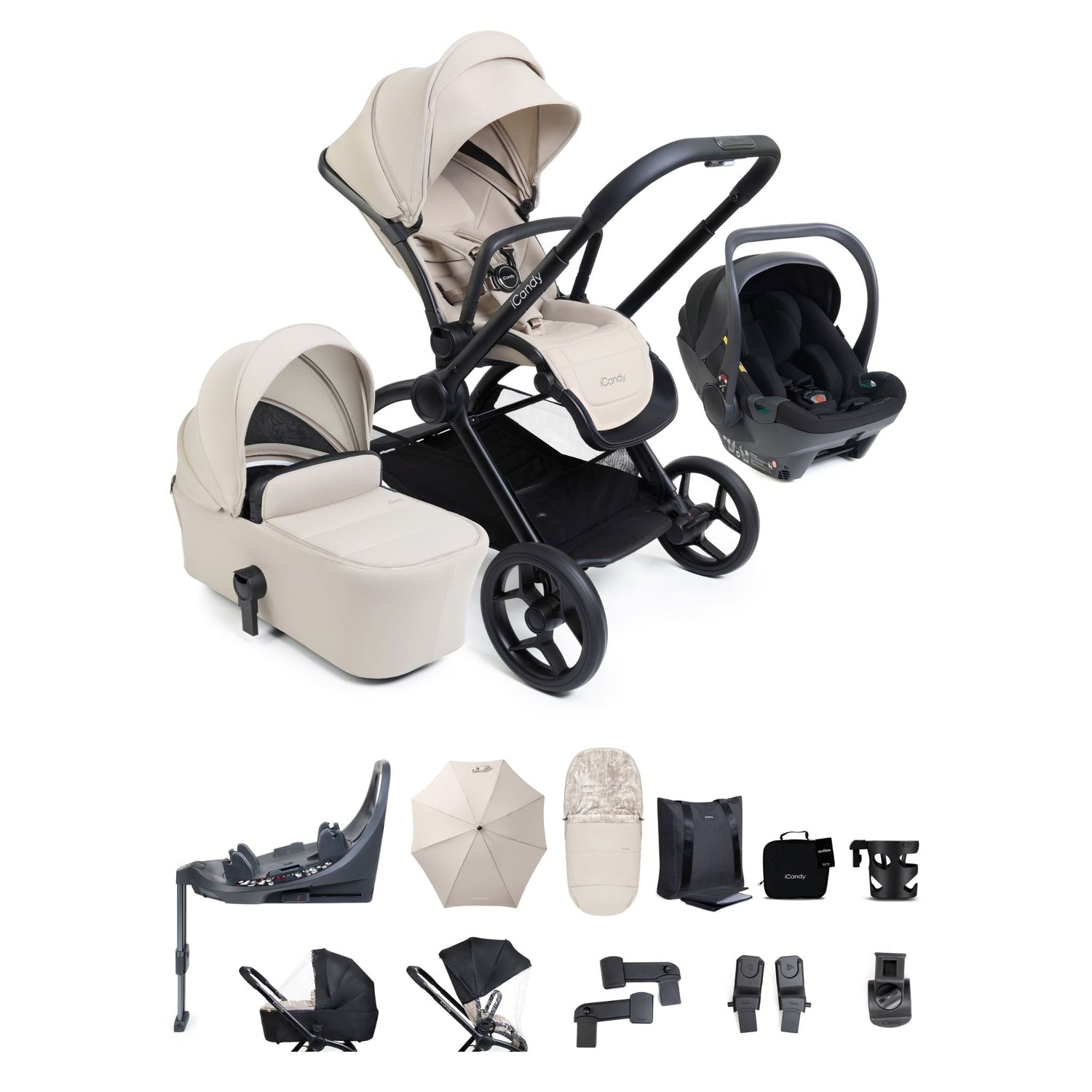 iCandy Core 2 Complete Travel, Cocoon 360 &amp; Base Bundle