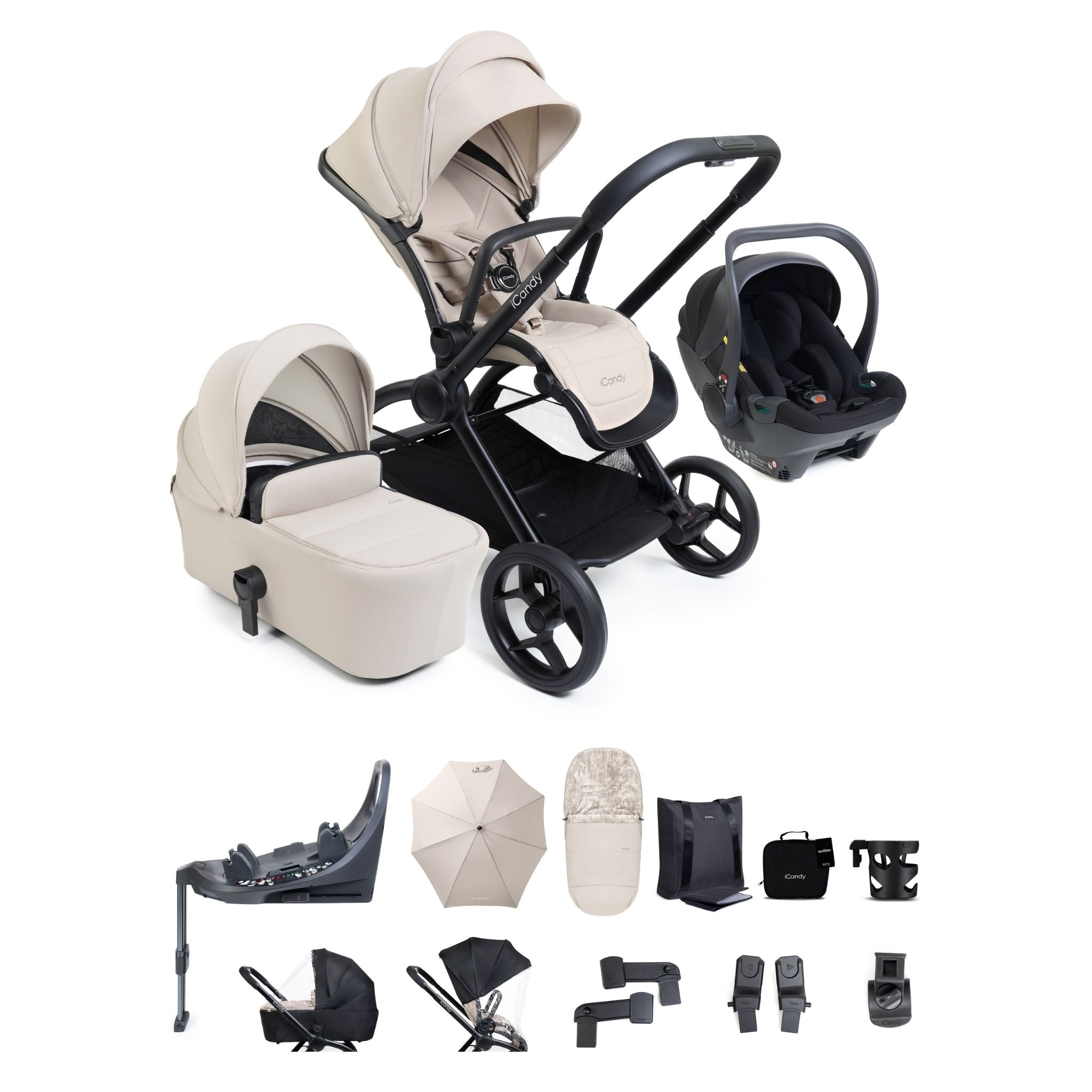 iCandy Core 2 Complete Travel, Cocoon 360 &amp; Base Bundle