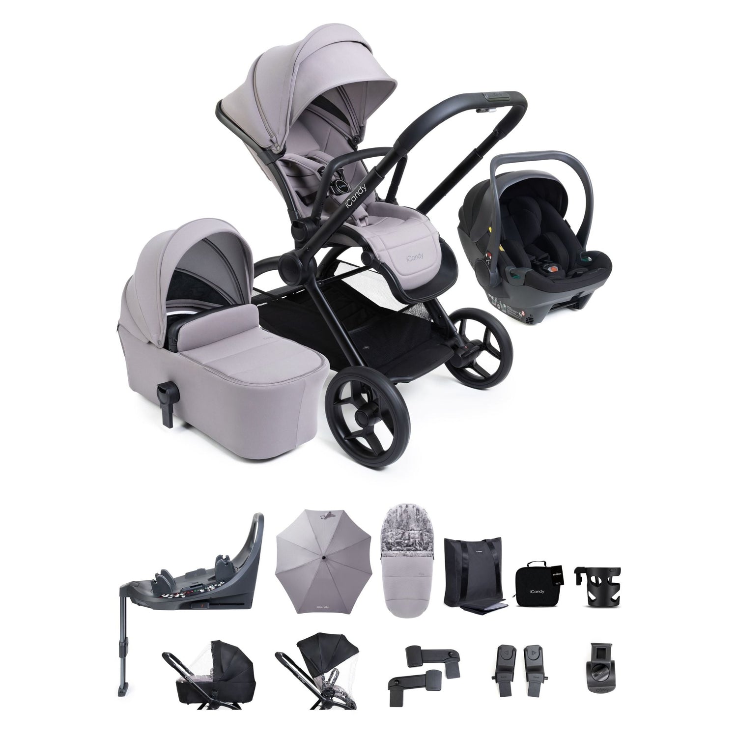 iCandy Core 2 Complete Travel, Cocoon 360 &amp; Base Bundle