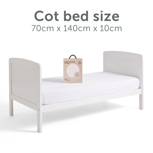 Cot Bed Mattress Protector - Waterproof - Baby Elegance