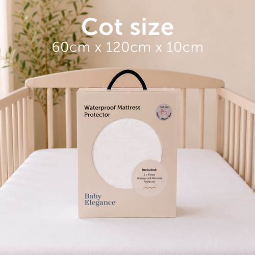 Cot Mattress Protector - Waterproof - Baby Elegance