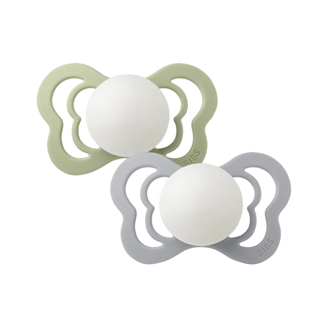 BIBS Couture Sage Size 2 Anatomical - 2 Pack
