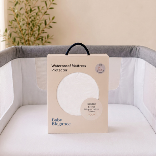 Crib Mattress Protector - Waterproof - Baby Elegance