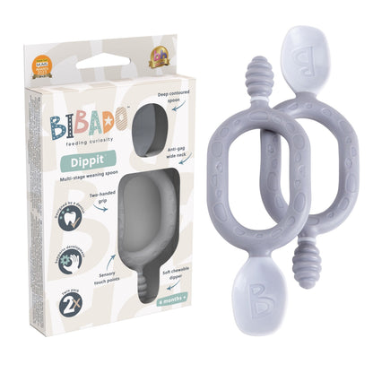 Bibado Dippit™ Baby Weaning Spoons 2-Pack