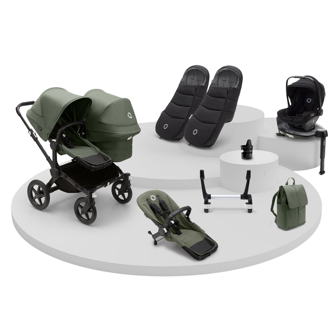 Bugaboo Donkey 5 Duo Ultimate Newborn Bundle
