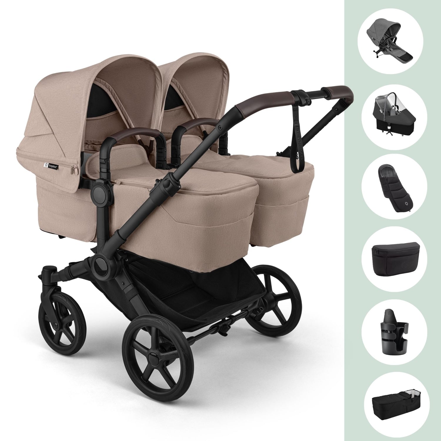 Bugaboo Donkey 6 Twin Essential Stroller Bundle
