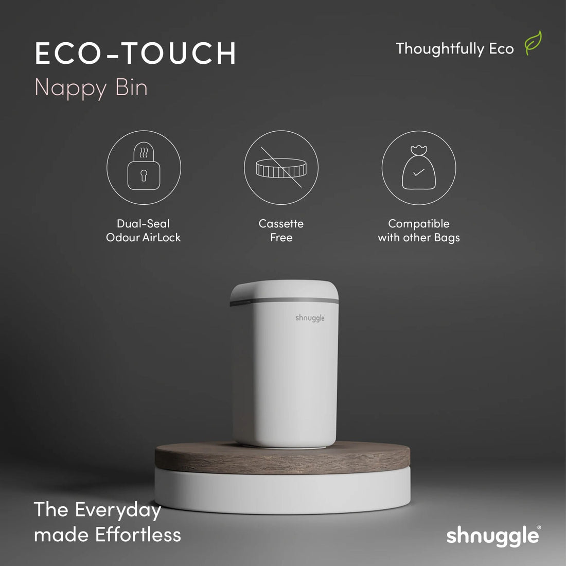 Shnuggle Eco-Touch Nappy Bin