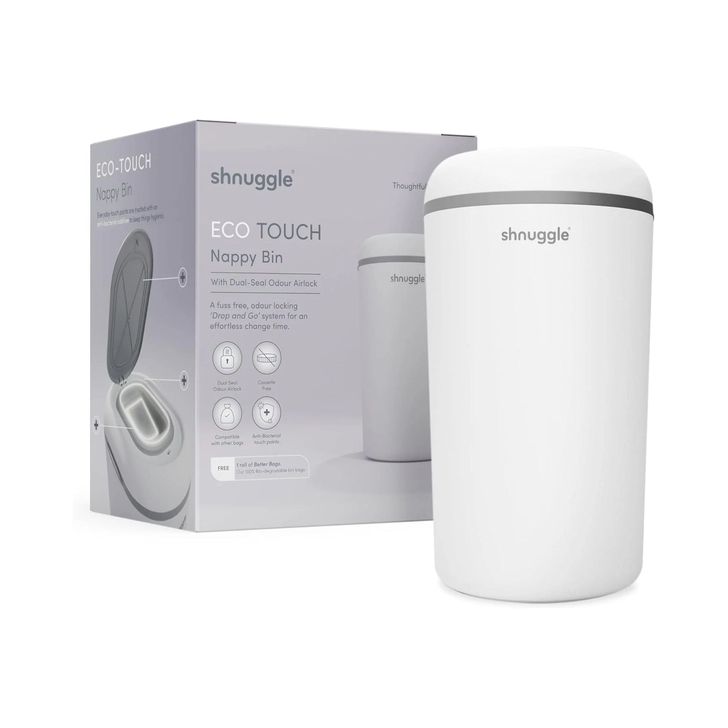 Shnuggle Eco-Touch Nappy Bin