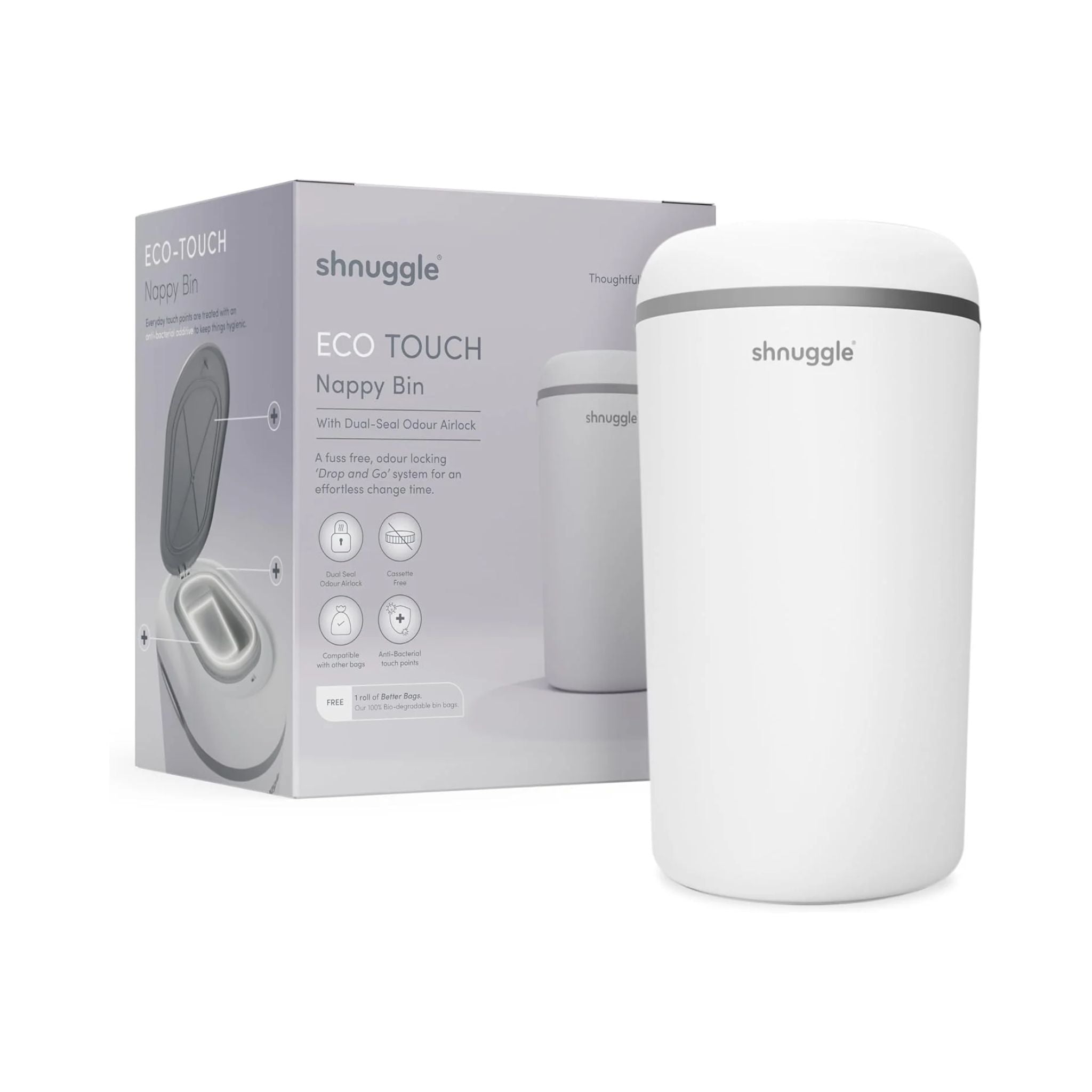 Shnuggle Eco-Touch Nappy Bin