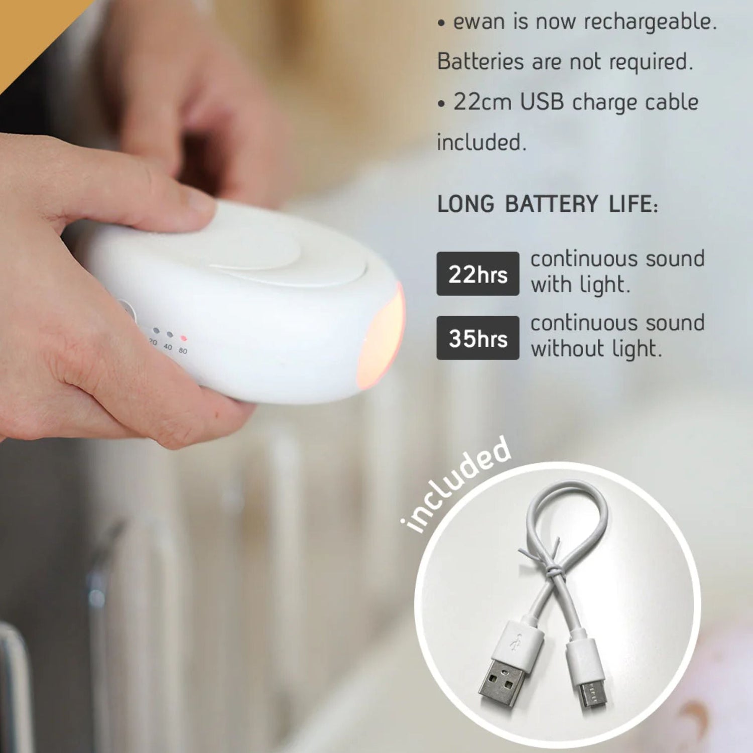Ewan Deluxe Baby Sleep Soother