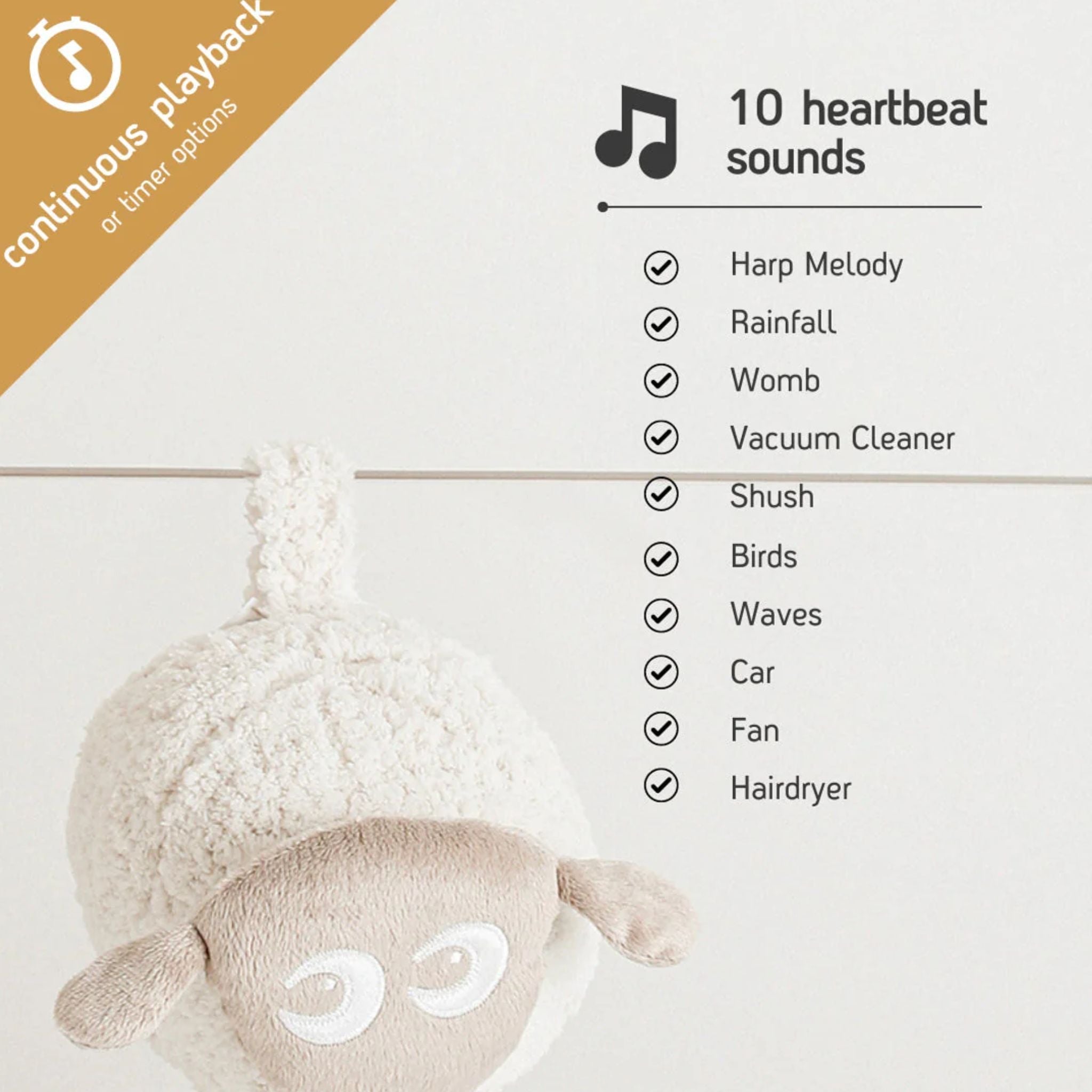Ewan Deluxe Baby Sleep Soother