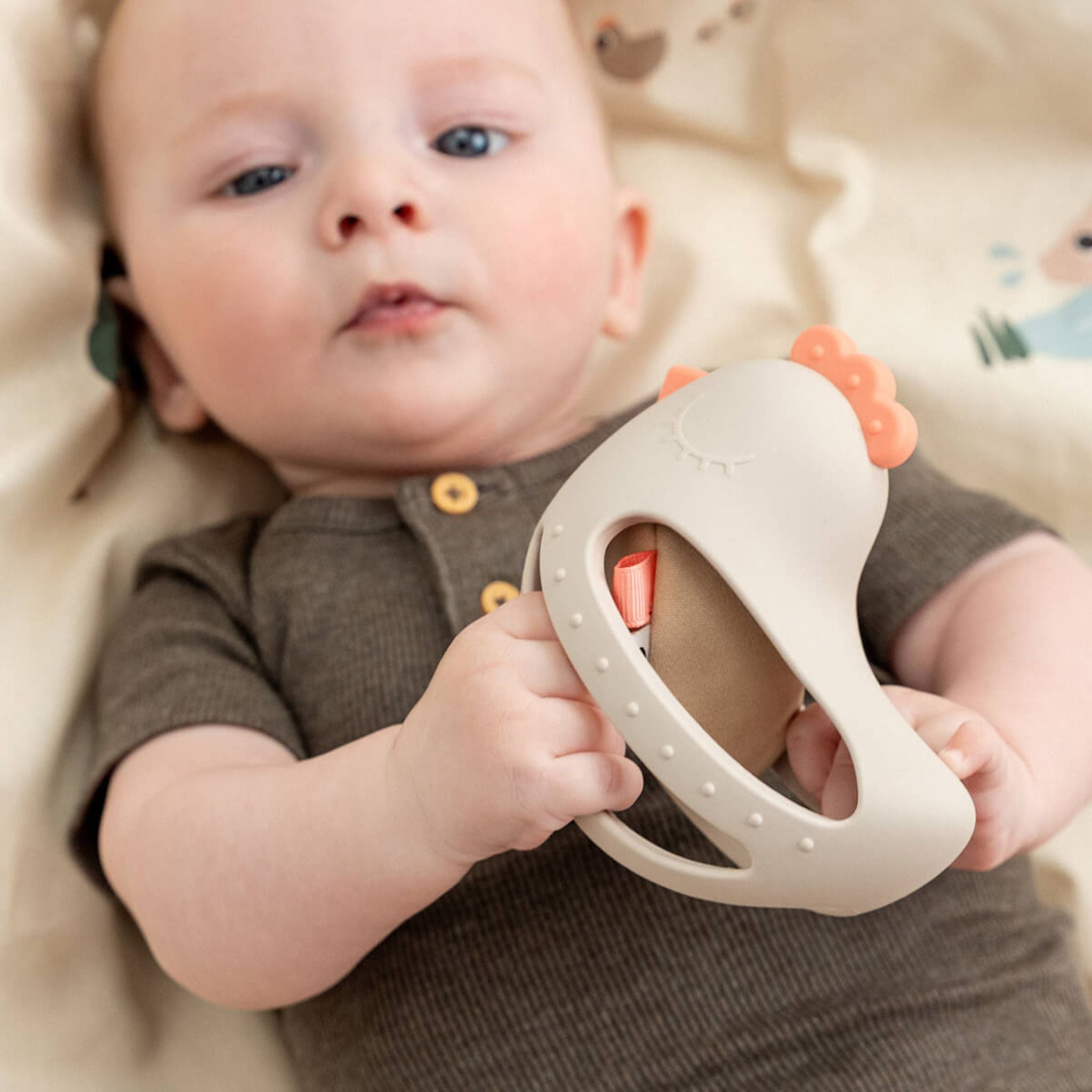 DonebyDeer Grip &amp; Teether Toy Sheepy