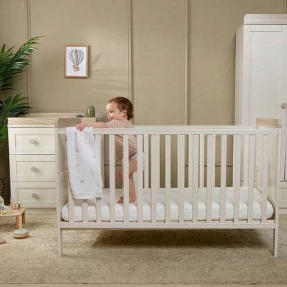 Baby Elegance Haddington Cot Bed with Changing Unit &amp; Chest of Drawers Bundle