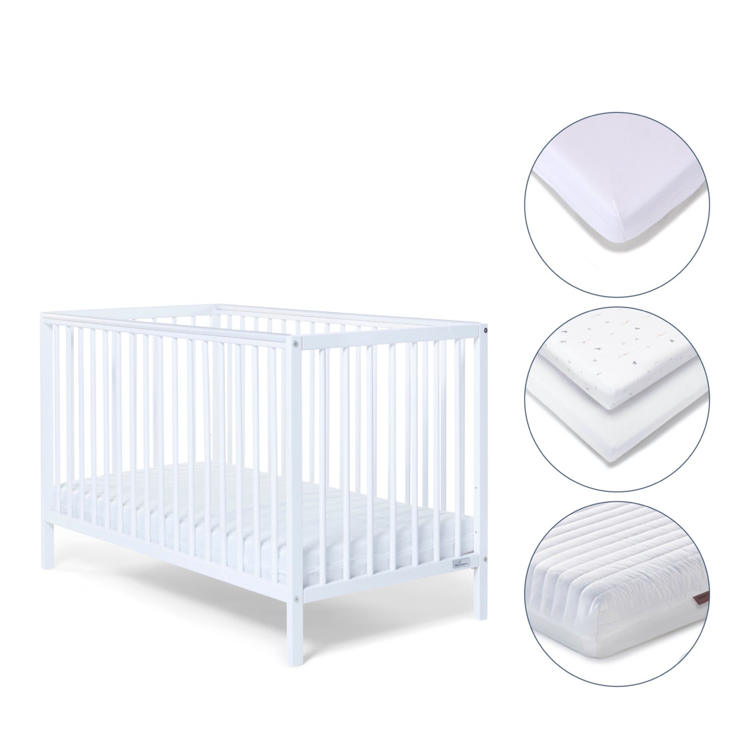 Baby Elegance Kim Cot - Bundle