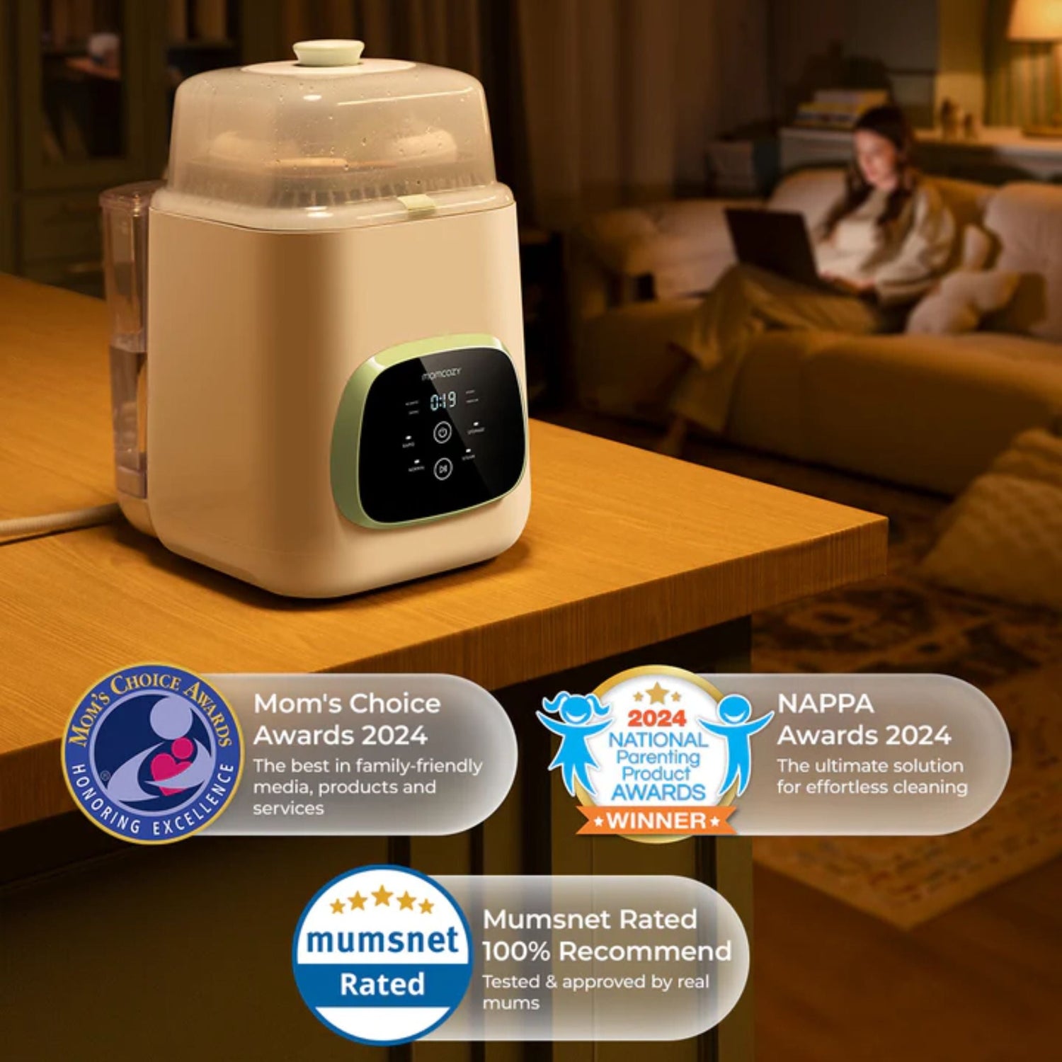 Momcozy KleanPal Pro Baby Bottle Washer and Sterilizer