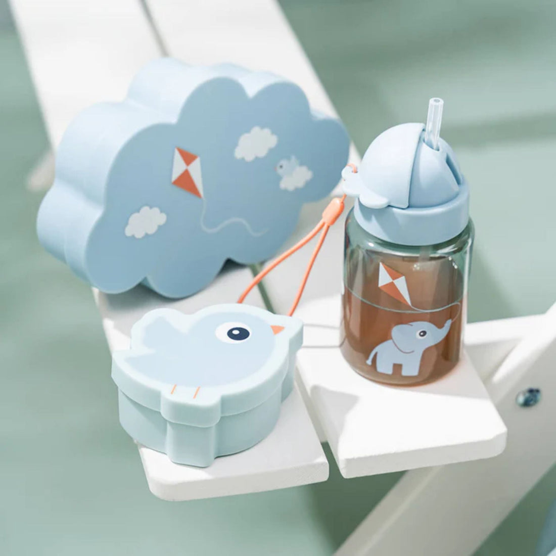 DonebyDeer Lunch & Snack Box w/Straw Bottle Playground