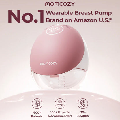 MOMCOZY M9 Mobile Flow Single Breast Pump - App Enabled