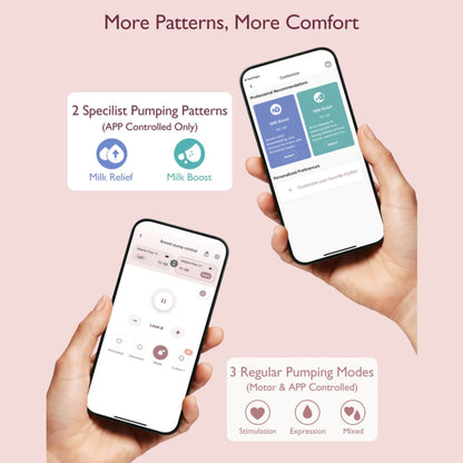 MOMCOZY M9 Mobile Flow Single Breast Pump - App Enabled