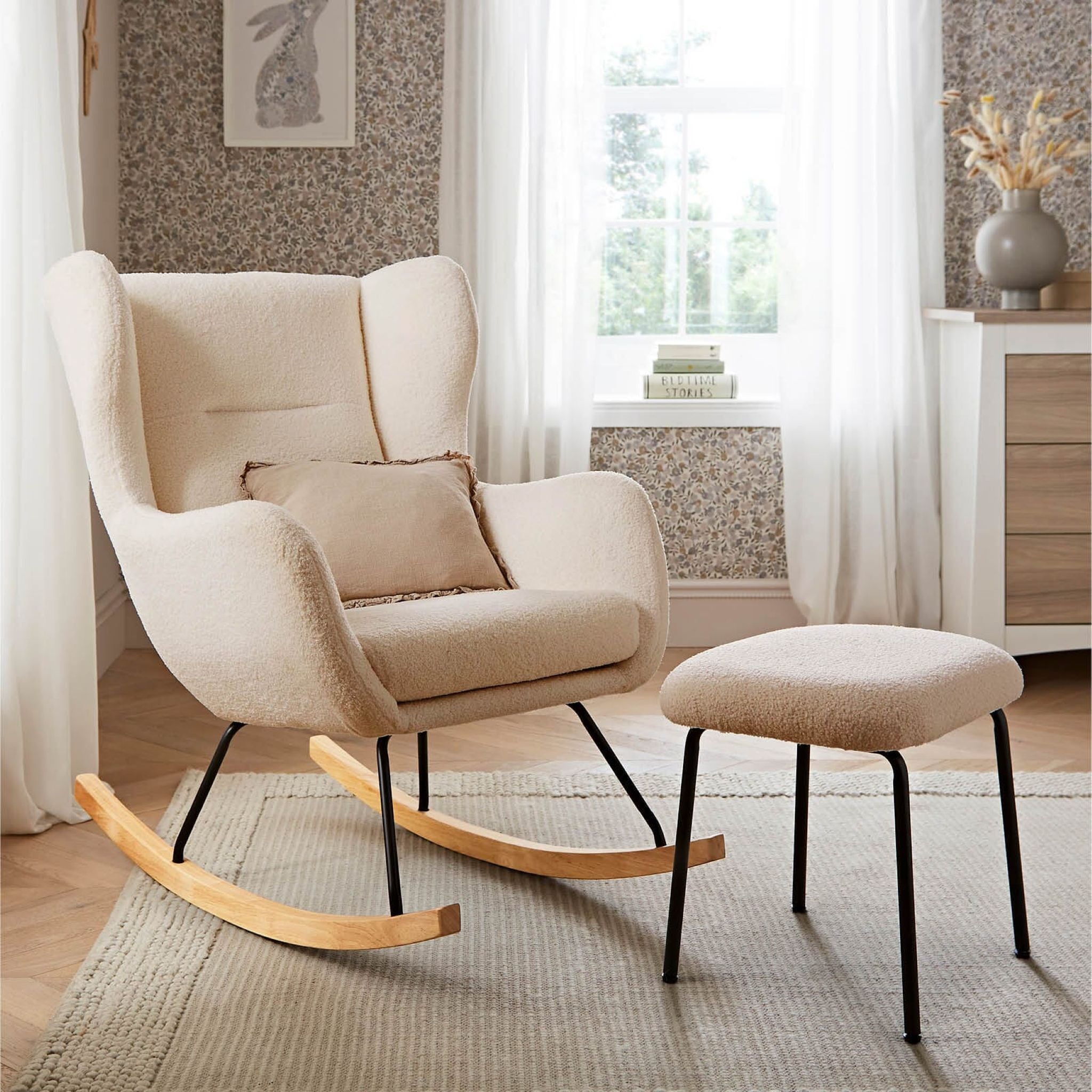 CuddleCo Marley Rocker &amp; Stool