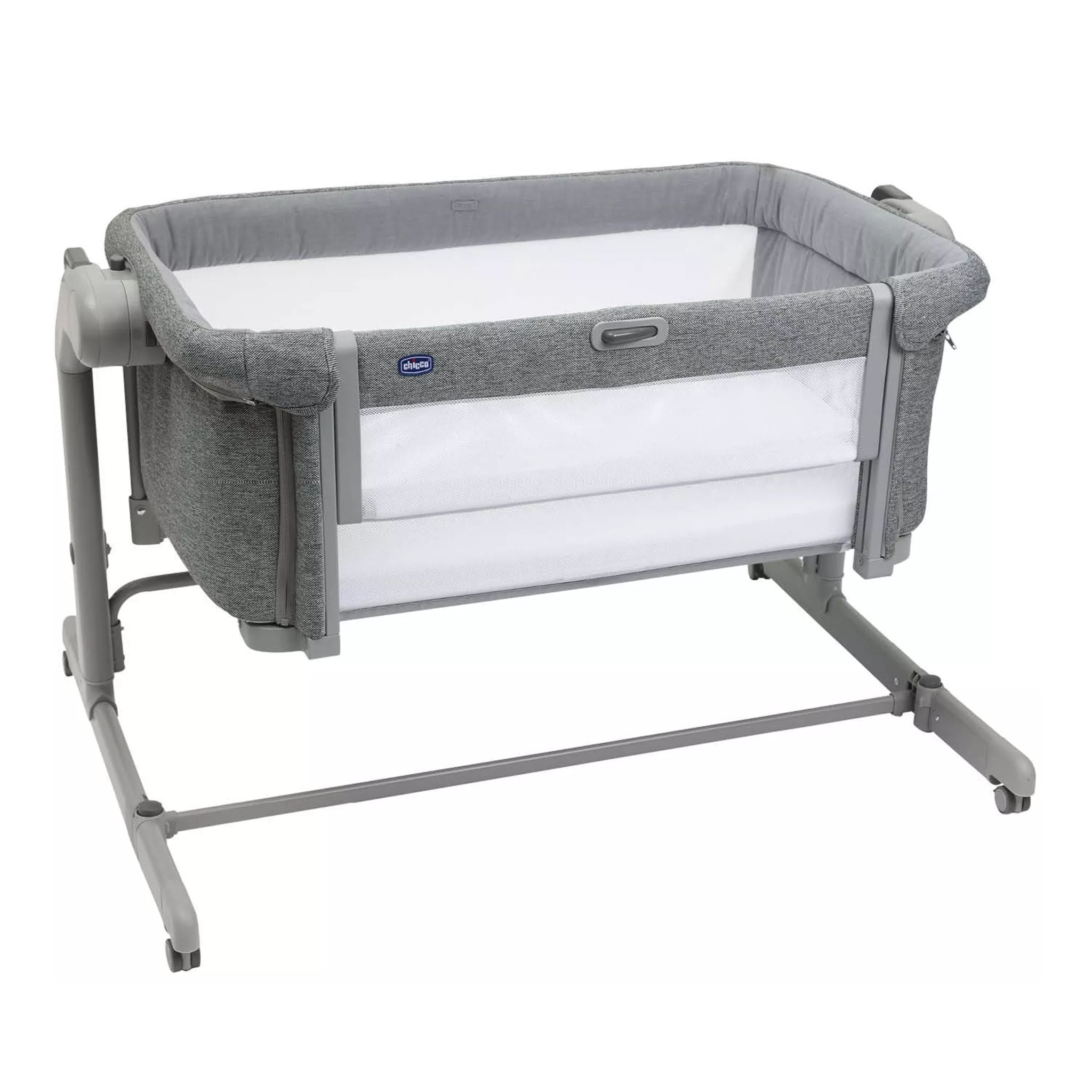 Chicco Next2Me Magic Evo Bedside Crib Dark Grey | LittleBe