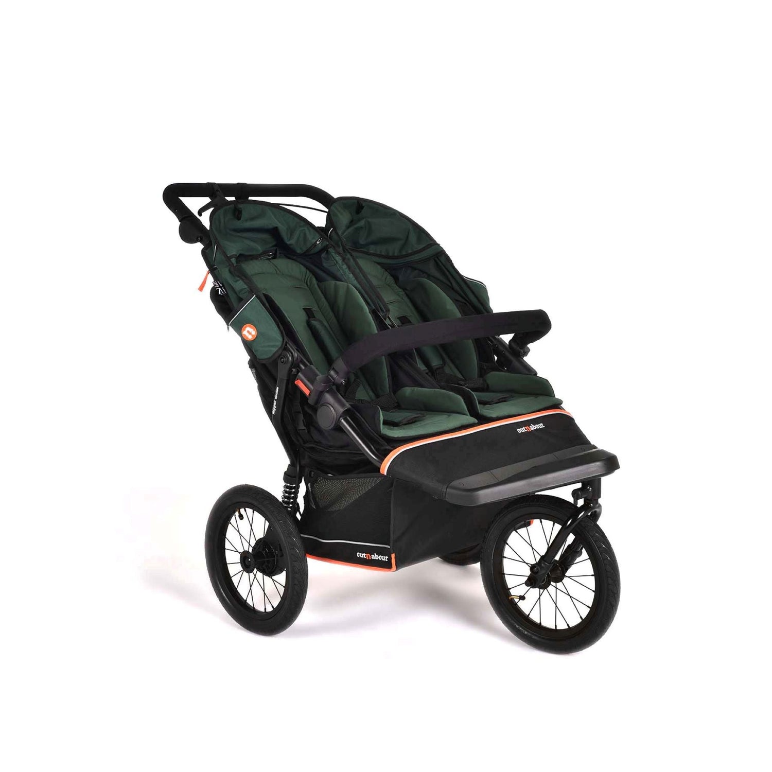 OutnAbout Nipper Double V6 Plus Pushchair