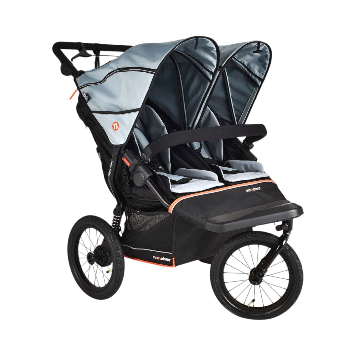 OutnAbout Nipper Double V6 Plus Pushchair