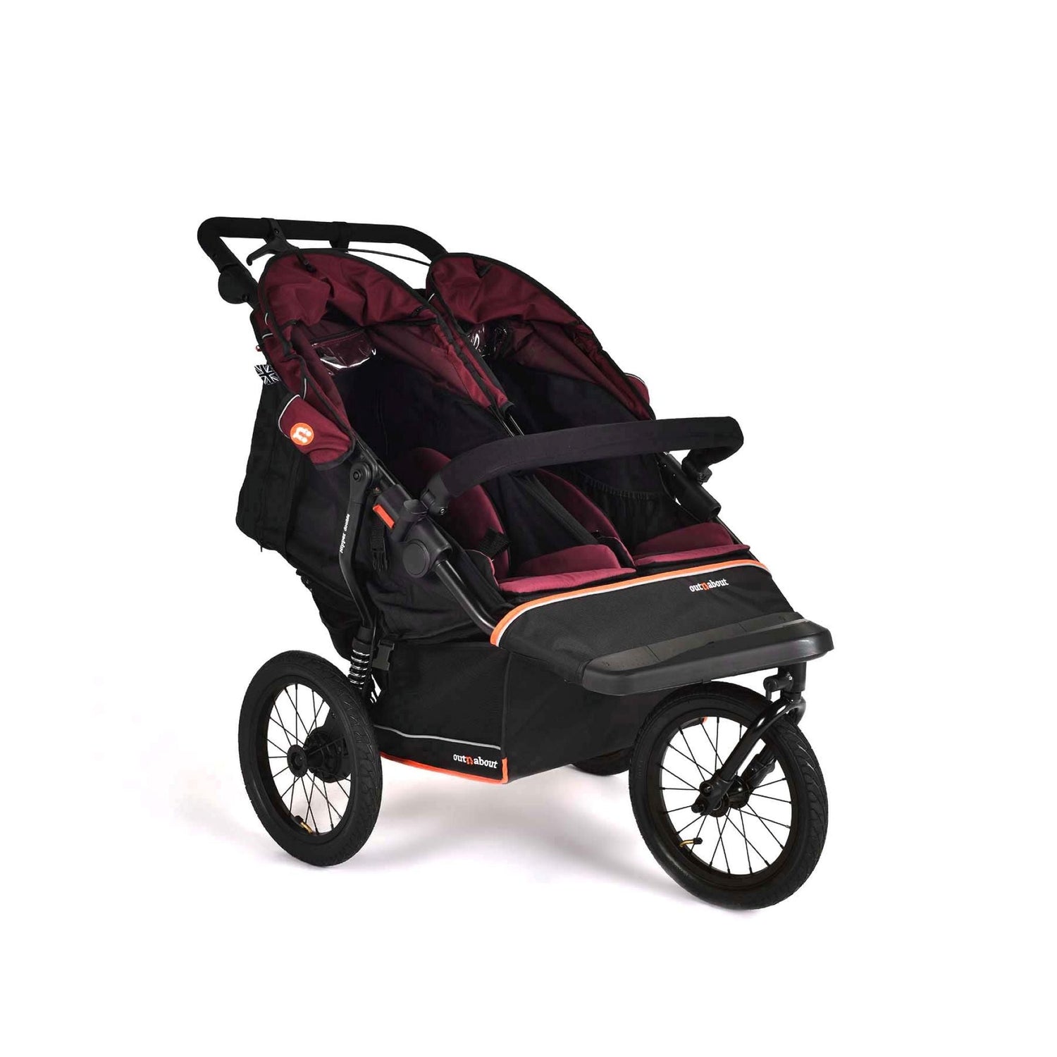 OutnAbout Nipper Double V6 Plus Pushchair