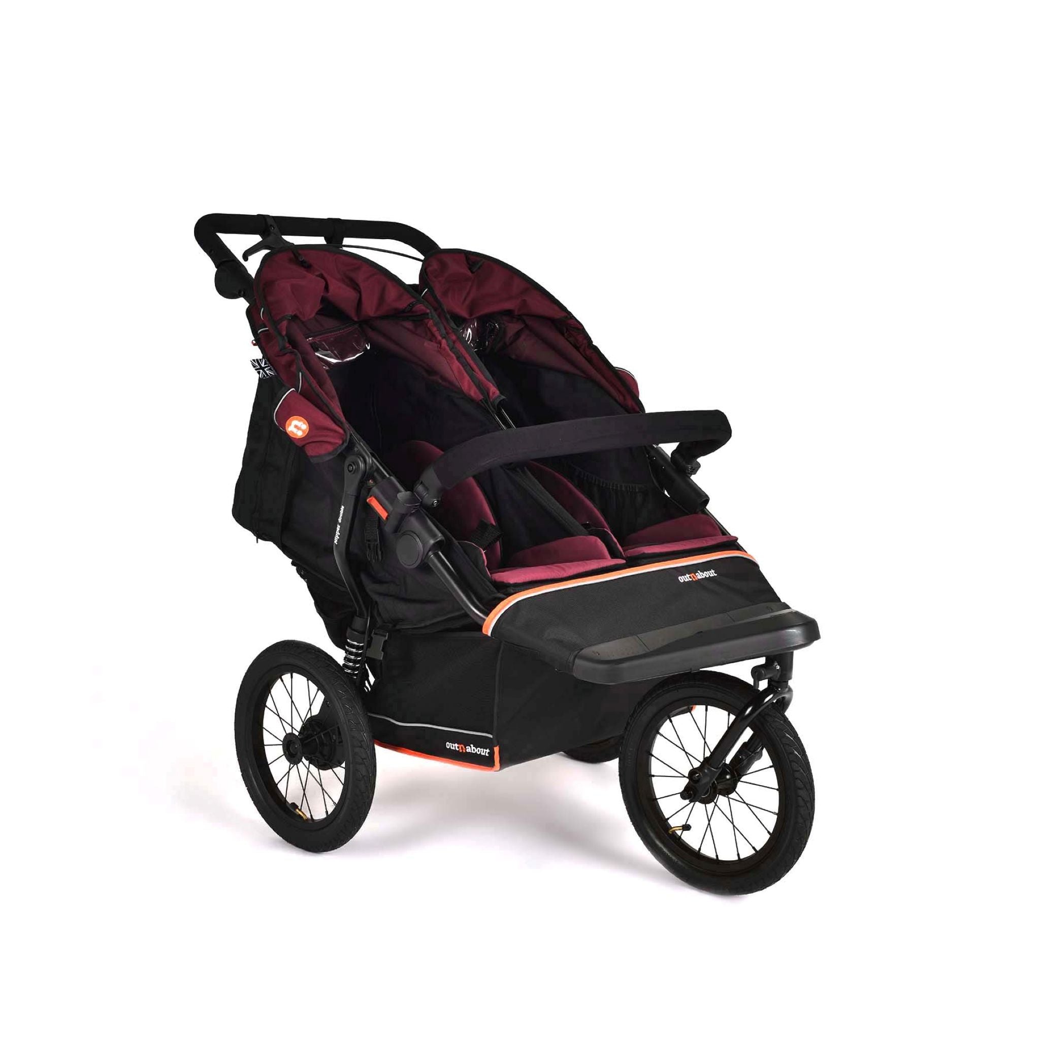OutnAbout Nipper Double V6 Plus Pushchair
