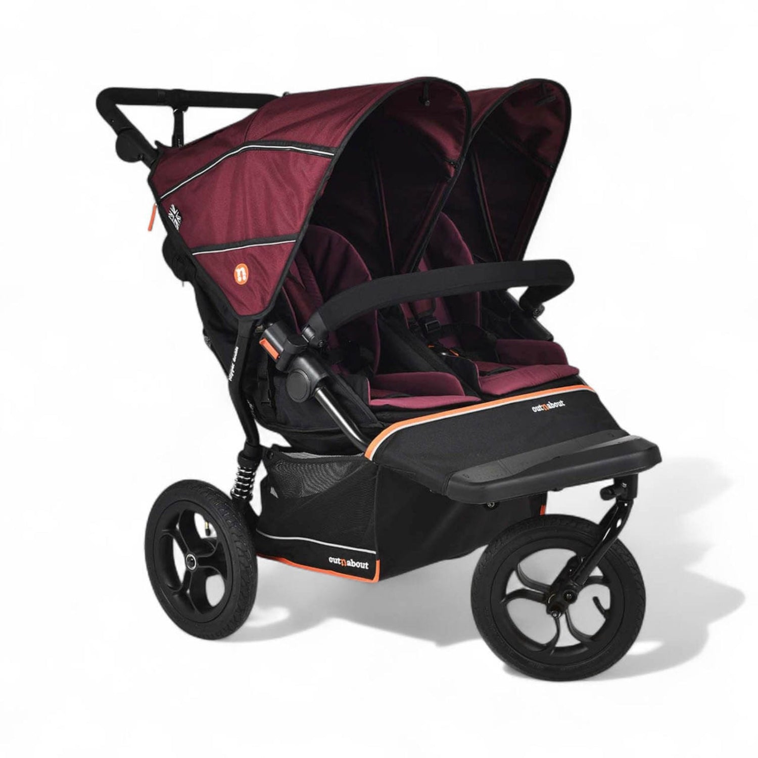 OutnAbout Nipper Double V6 Pushchair