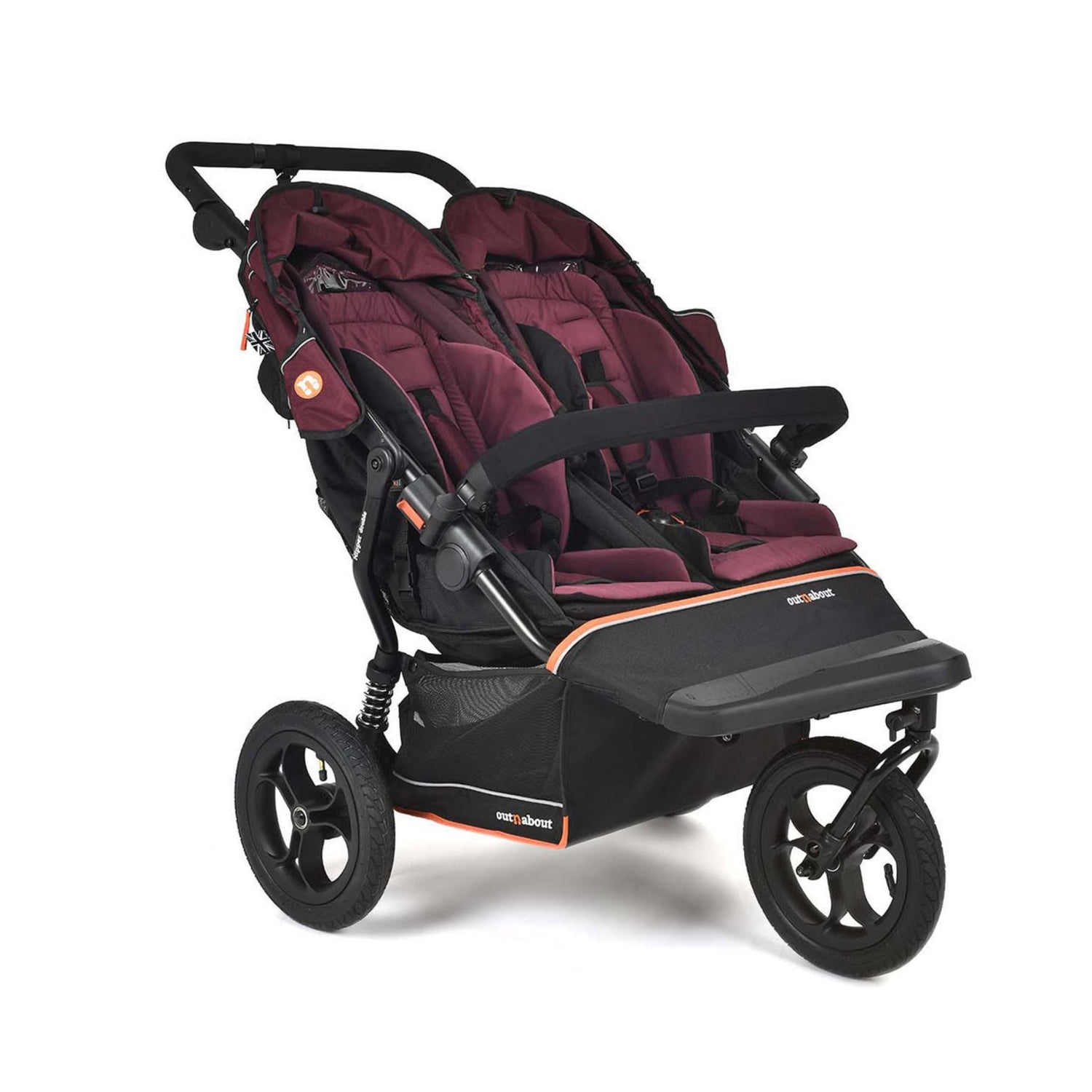 OutnAbout Nipper Double V6 Pushchair