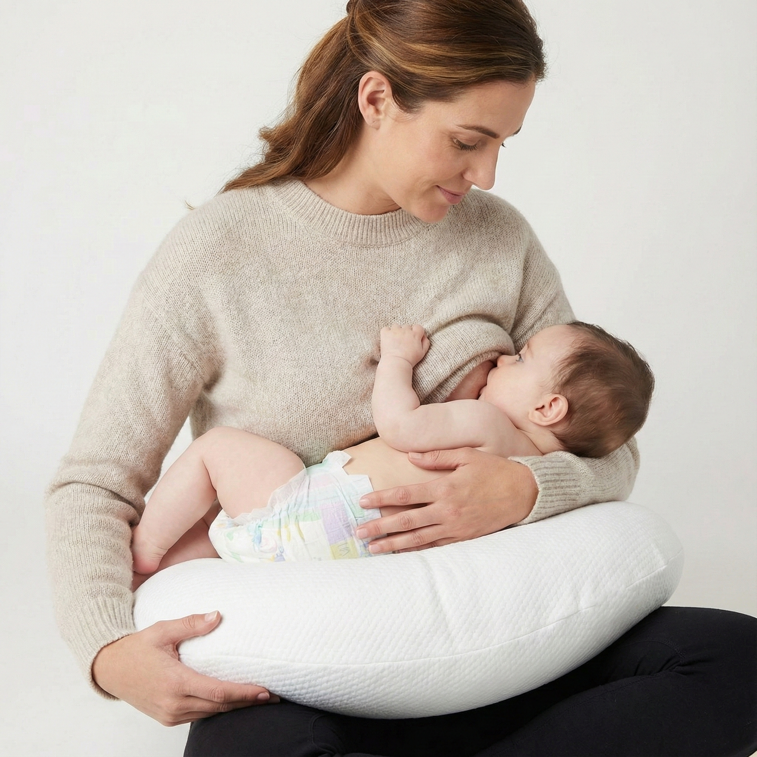 Baby Elegance Nursing Pillow - White