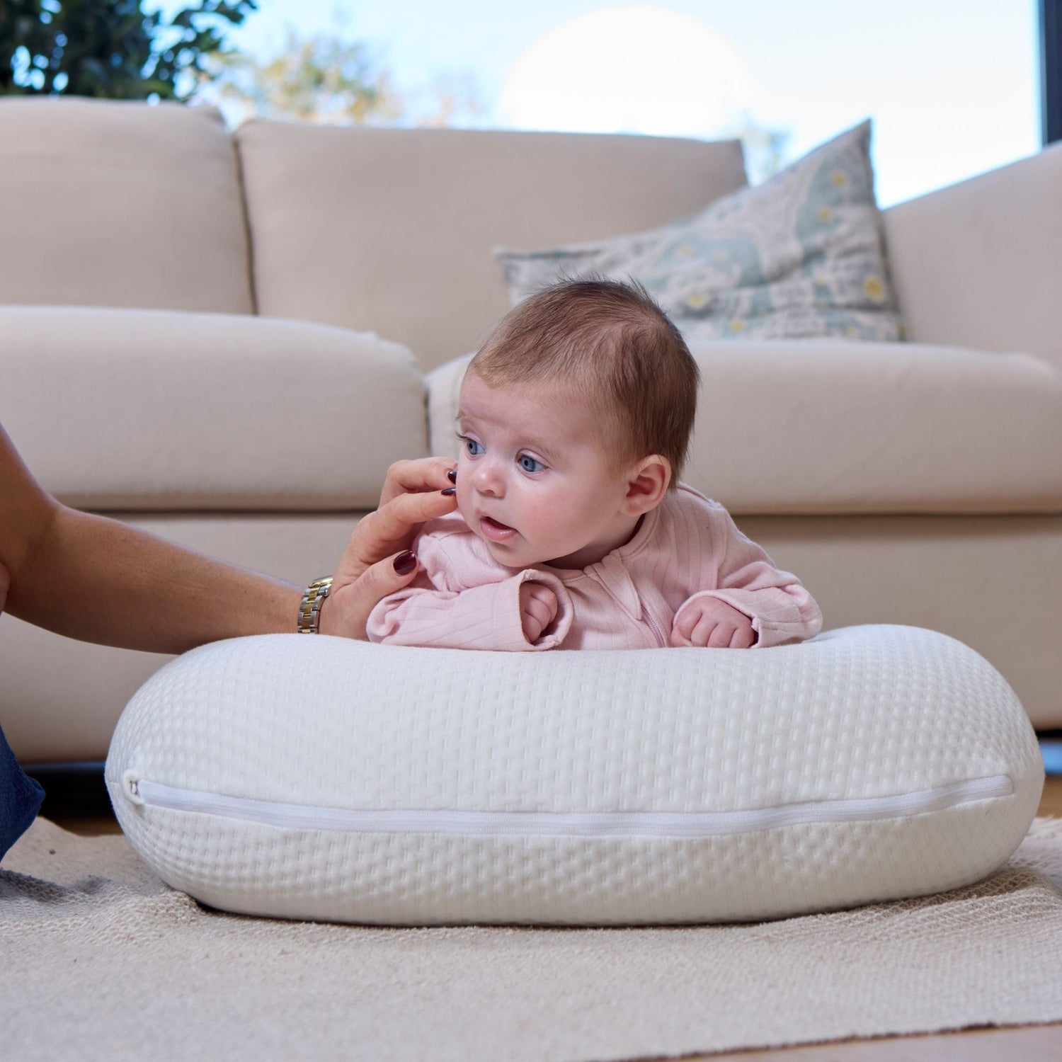 Baby Elegance Nursing Pillow - White