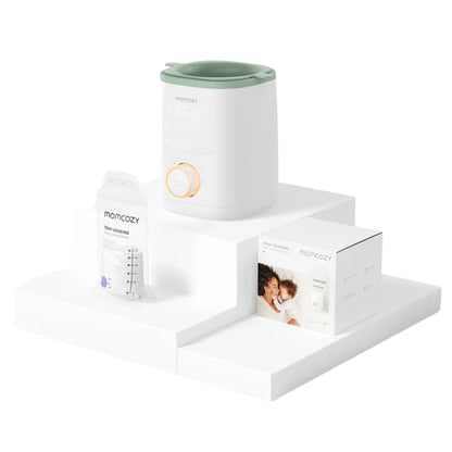 Momcozy 9-In-1 Nutri Baby Bottle Warmer - White