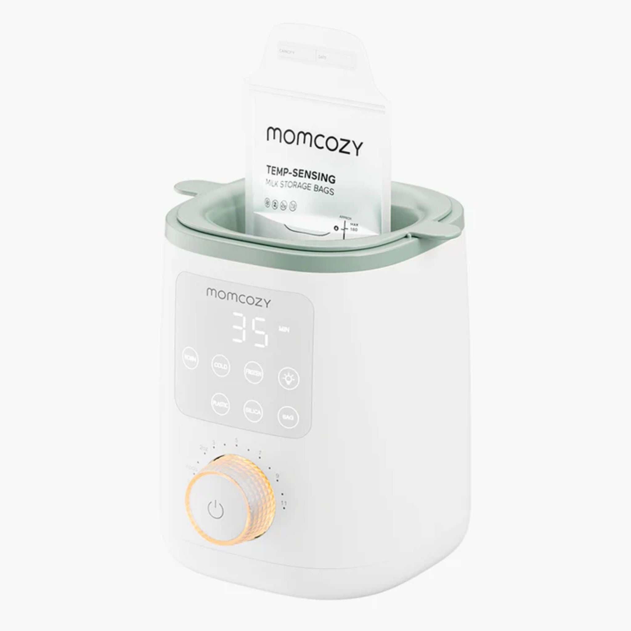 Momcozy 9-In-1 Nutri Baby Bottle Warmer - White