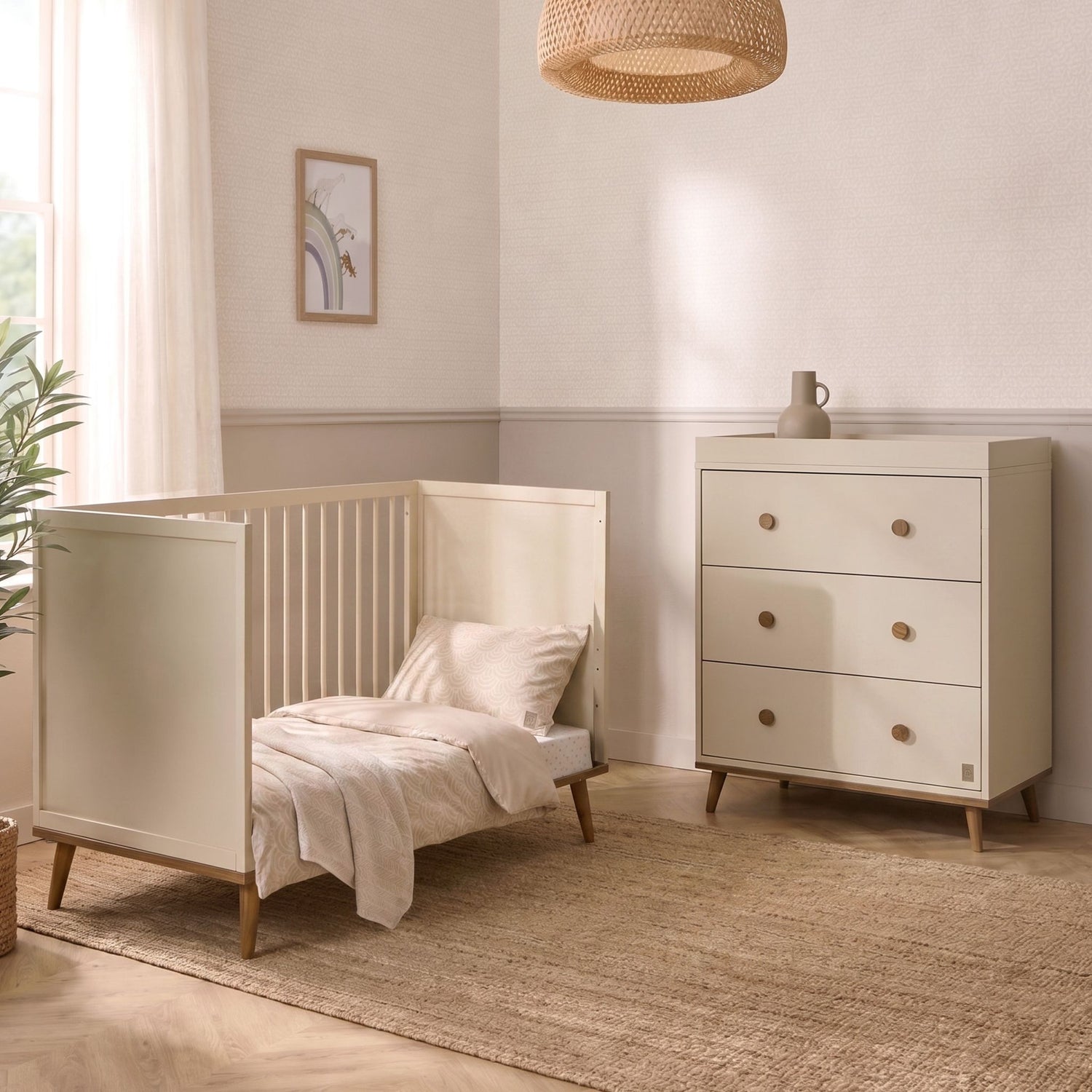 Baby Elegance Ollie Cot &amp; Chest of Drawers Bundle