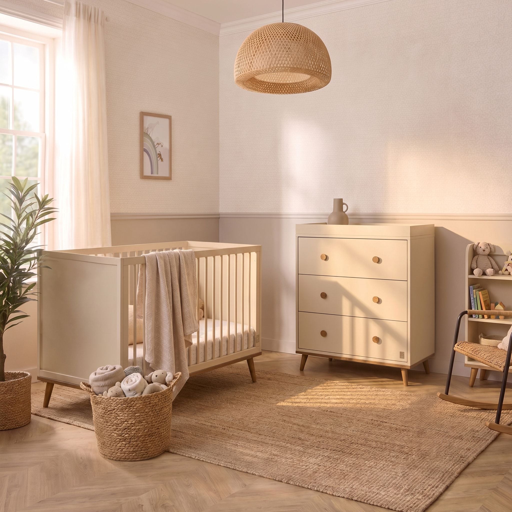 Baby Elegance Ollie Cot &amp; Chest of Drawers Bundle