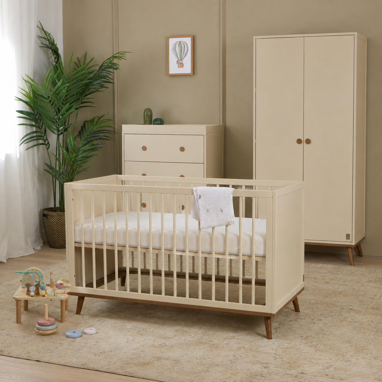 Baby Elegance Ollie Cot, Chest of Drawers &amp; Wardrobe Bundle
