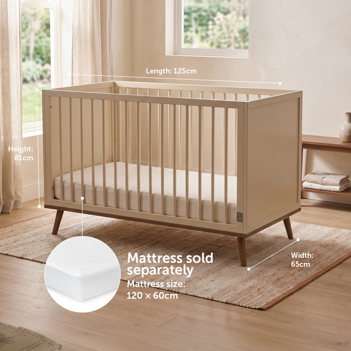 Baby Elegance Ollie Cot