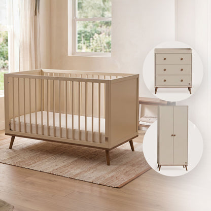 Baby Elegance Ollie Cot, Chest of Drawers &amp; Wardrobe Bundle