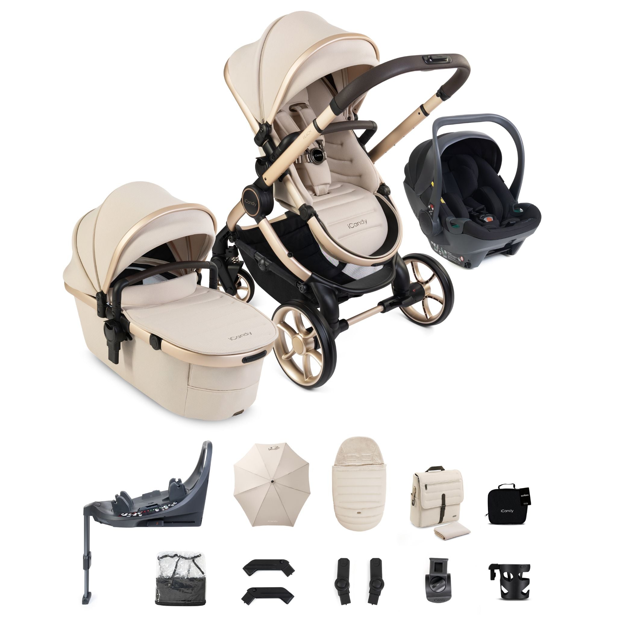 iCandy Peach 8 Complete with Cocoon 360 and Base Bundle