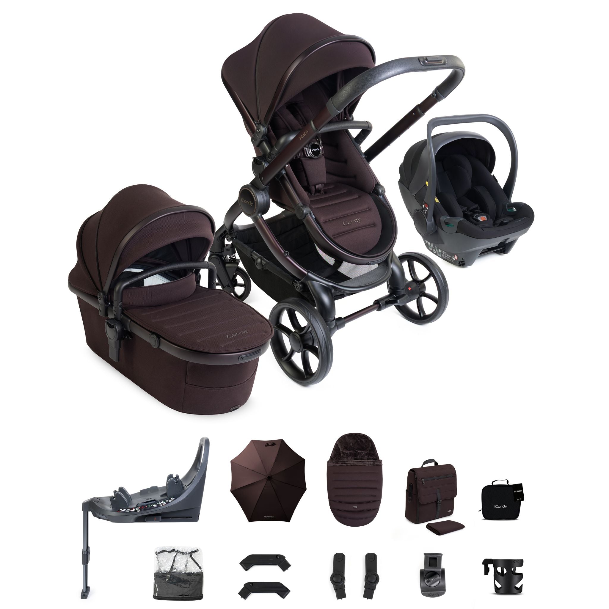 iCandy Peach 8 Complete with Cocoon 360 and Base Bundle