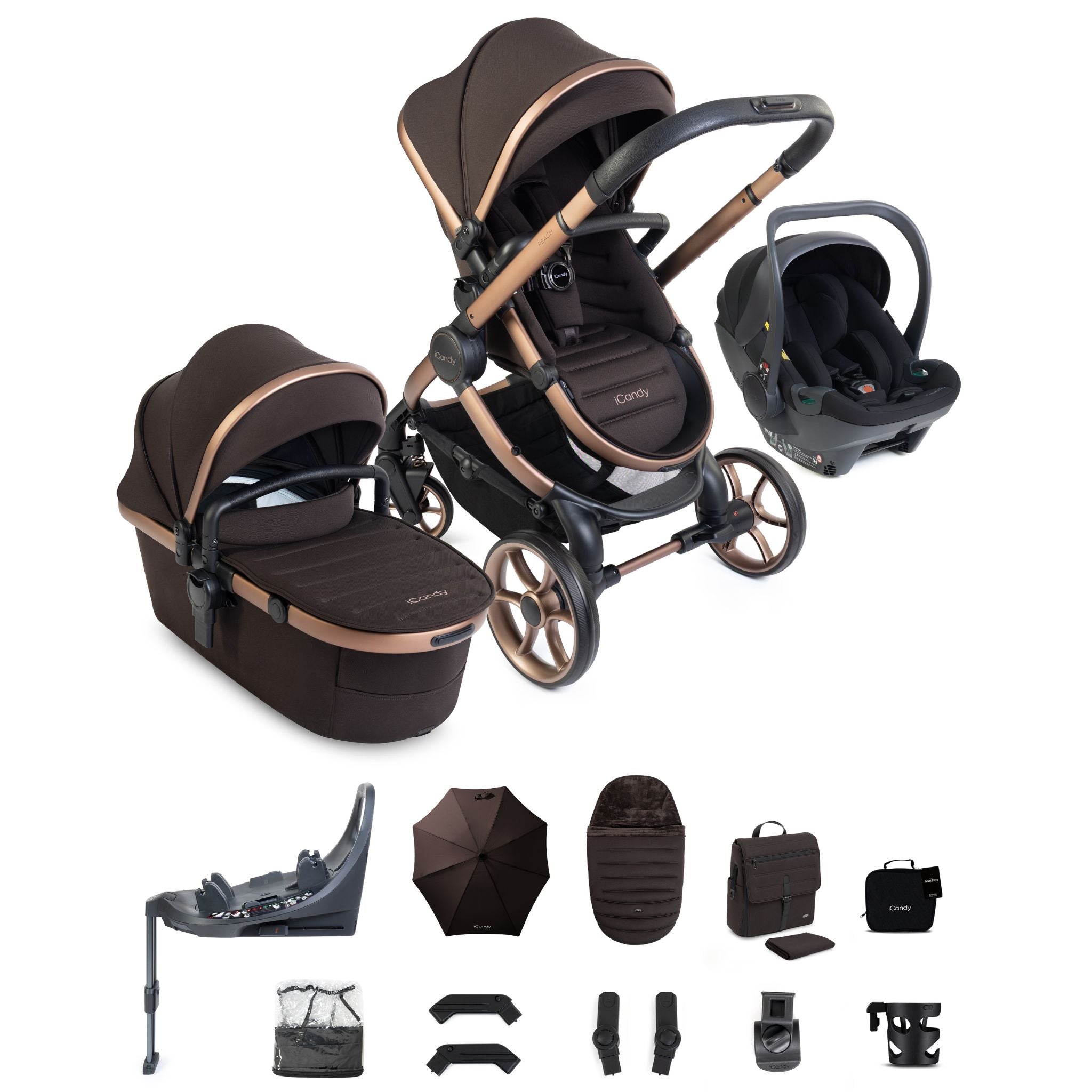 iCandy Peach 8 Complete with Cocoon 360 and Base Bundle