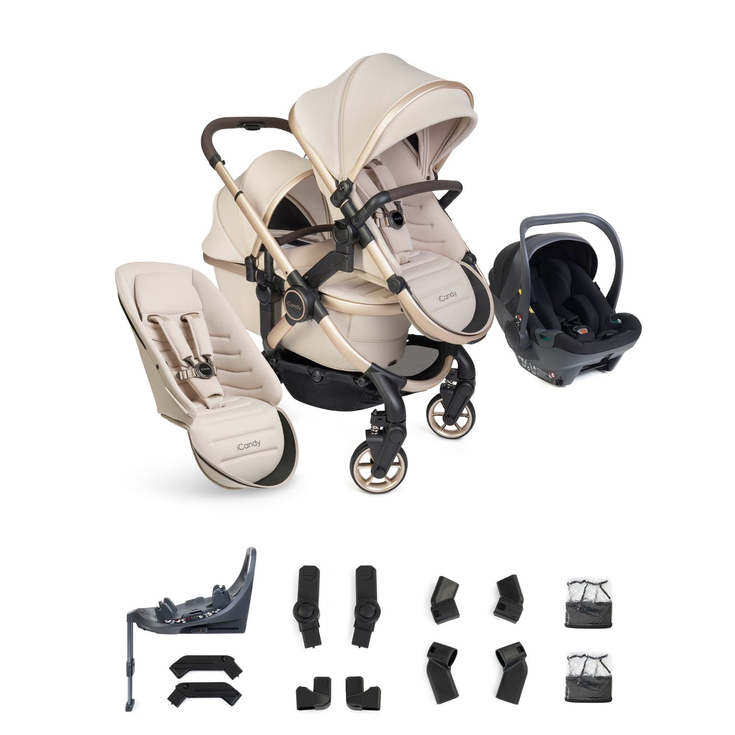iCandy Peach 8 Double with Cocoon 360 and Base