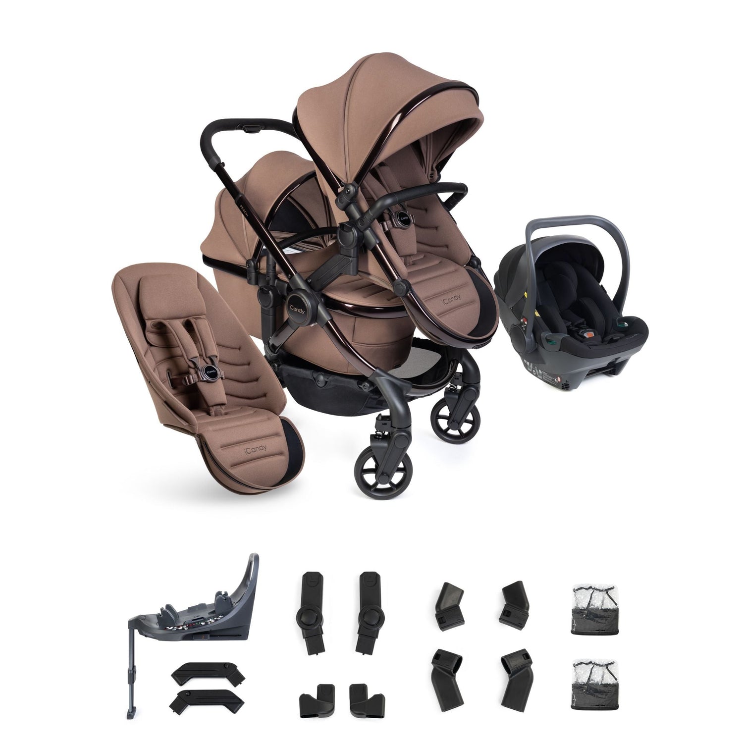 iCandy Peach 8 Double with Cocoon 360 and Base