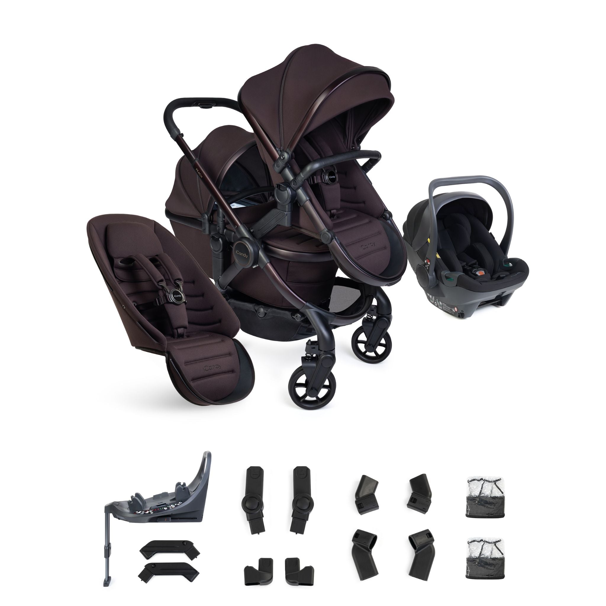 iCandy Peach 8 Double with Cocoon 360 and Base