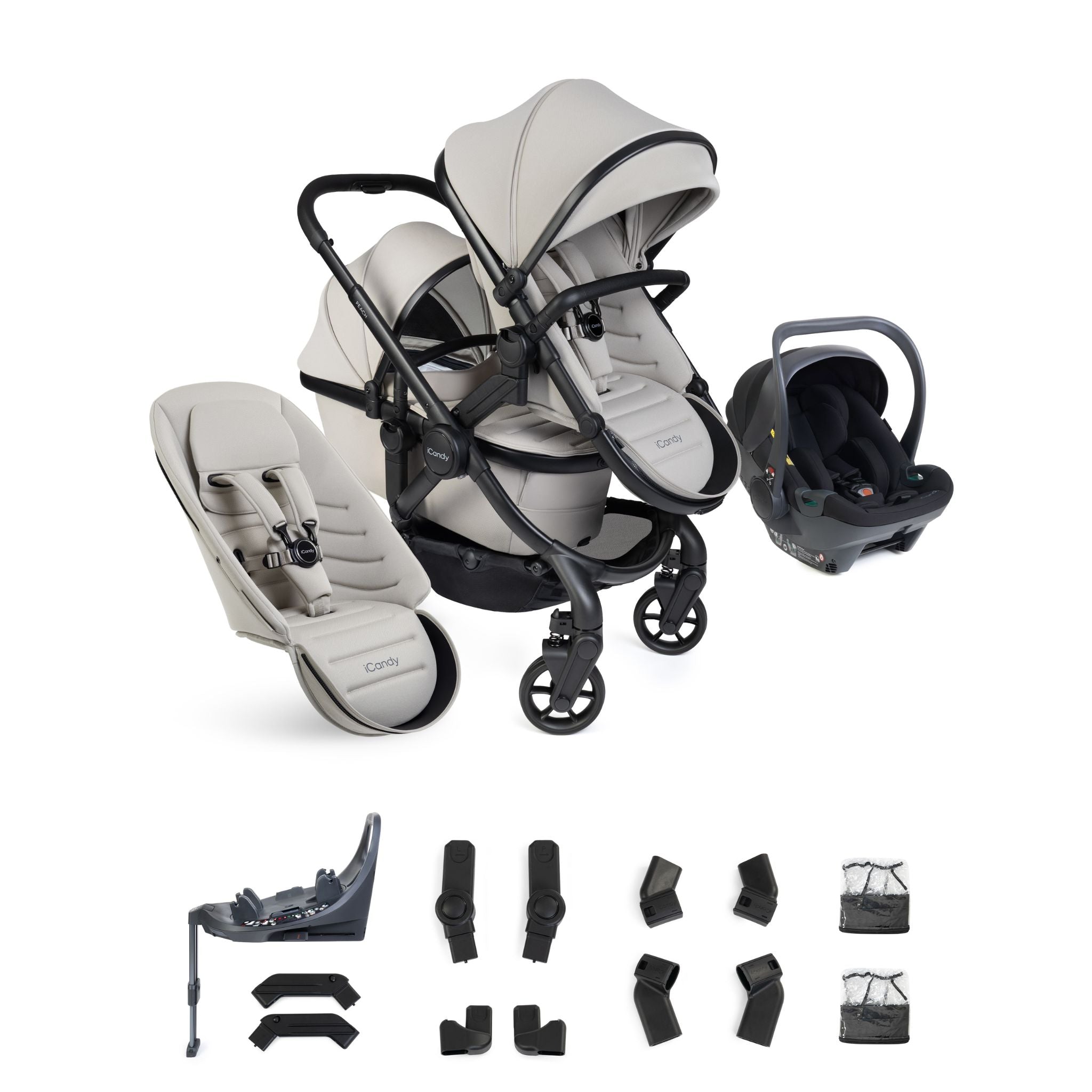 iCandy Peach 8 Double with Cocoon 360 and Base