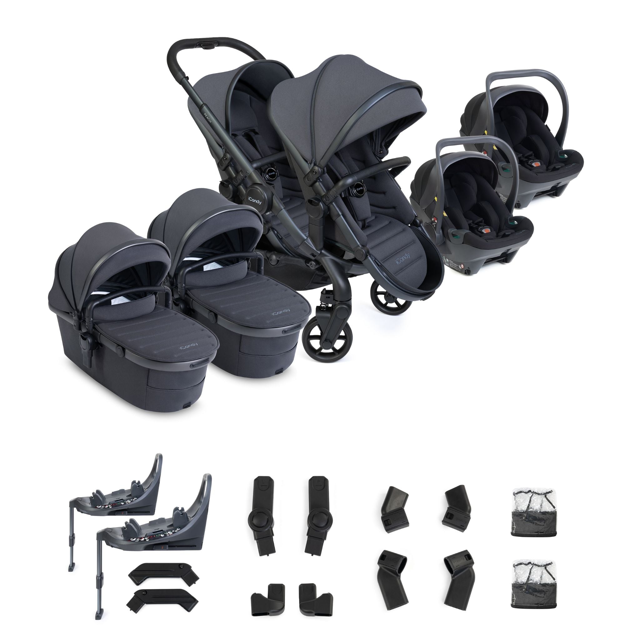 iCandy Peach 8 Twin with Cocoon 360 and Base